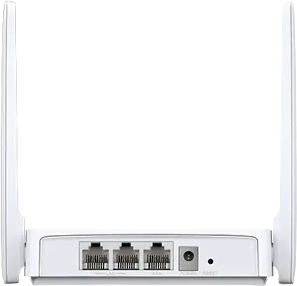 Mercusys MW301R Wireless N Router 300 Mbps, 2.4 GHz, 2x5dBi Antennas, Router/AP/Range Extender/WISP Modes, Parental Control, IPv6, IPTV, White