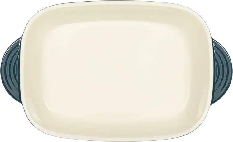 Resto 96150 FORNAX Rectangular Ceramic Baking Tray, Glazed Non-Stick Stoneware Bakeware, 1.0L, 27.3 x 16.3 x 5.3 cm, Blue