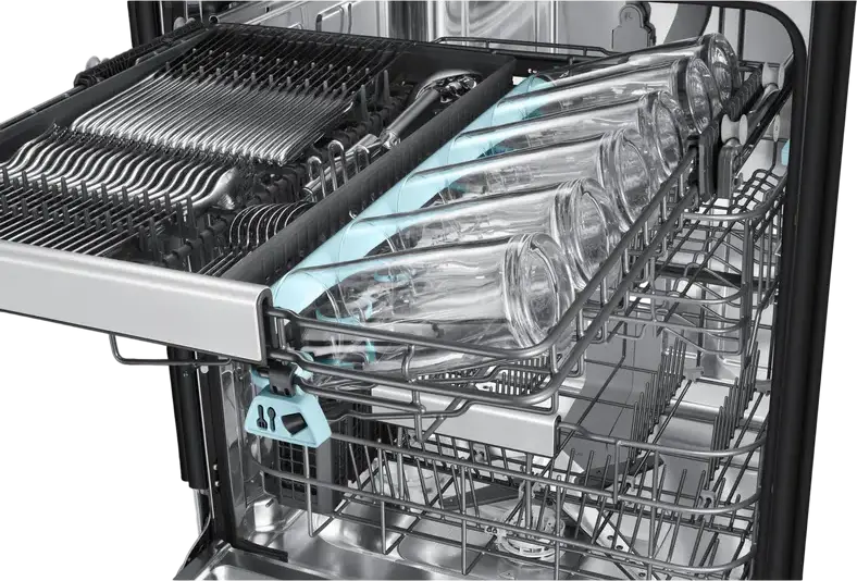 Samsung DW90H79JAI0U1 Built-in Full Size Dishwasher, 14 Place Settings, Energy Class A, 9 Programs, Inverter Motor, SmartThings, Grey, 59.5cm