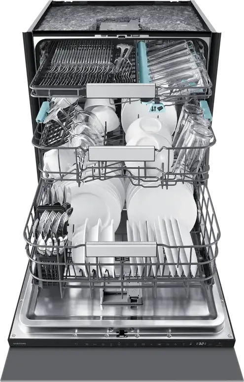 Samsung DW90H79JAI0U1 Built-in Full Size Dishwasher, 14 Place Settings, Energy Class A, 9 Programs, Inverter Motor, SmartThings, Grey, 59.5cm