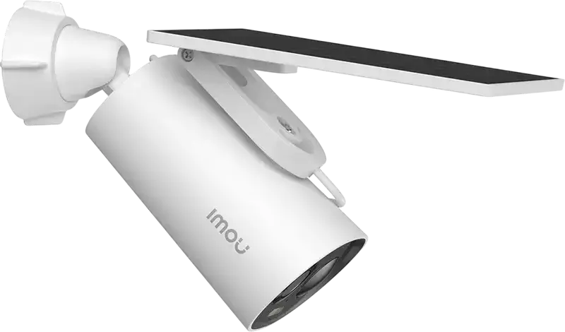 IMOU Cell 3c AIO IPC-K9DCP-3T0WE-V2 2K QHD 3MP Battery Security Camera, Integrated Solar Panel, IP66 Weatherproof, PIR Human Detection, Two-Way Talk, White