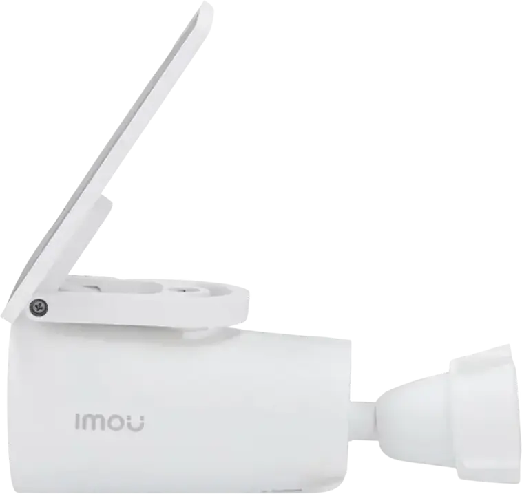 IMOU Cell 3c AIO IPC-K9DCP-3T0WE-V2 2K QHD 3MP Battery Security Camera, Integrated Solar Panel, IP66 Weatherproof, PIR Human Detection, Two-Way Talk, White