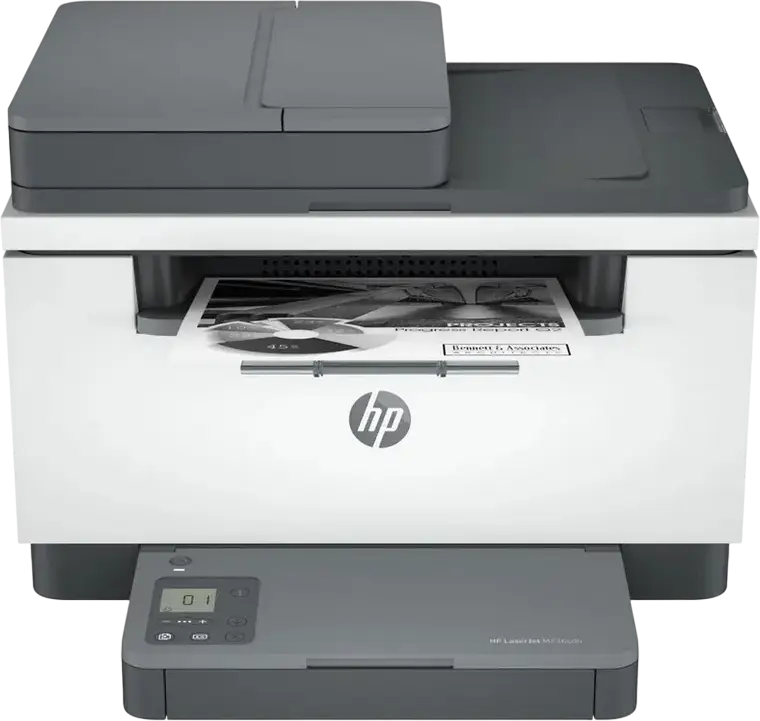 Imprimanta Multifunctionata Laser Mono HP LaserJet MFP M236sdn, Printare Scanare Copiere, Duplex Automat, 30ppm, ADF, Ethernet, 9YG08A, Alb/Gri