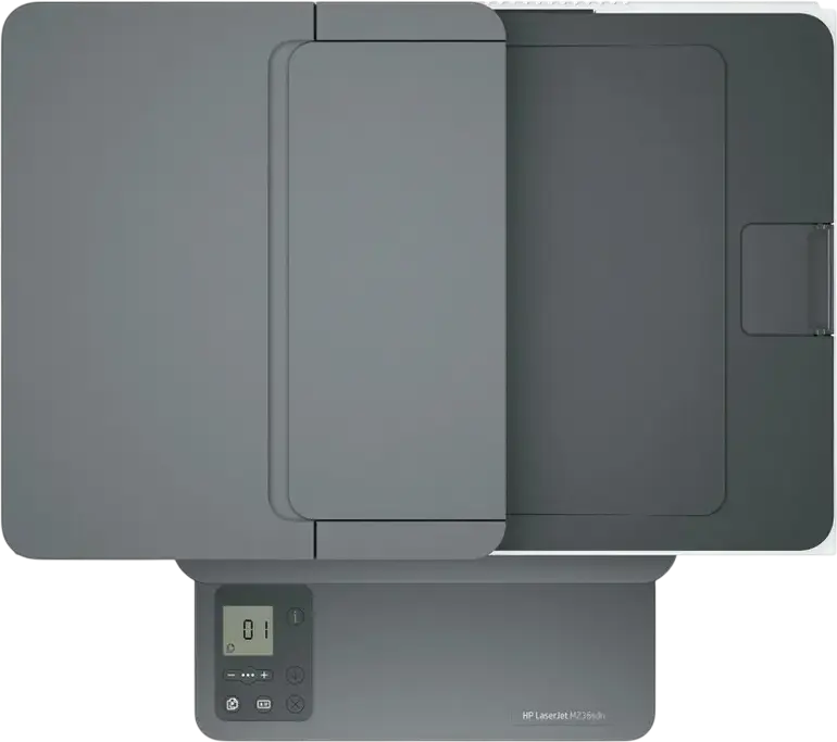 Imprimanta Multifunctionata Laser Mono HP LaserJet MFP M236sdn, Printare Scanare Copiere, Duplex Automat, 30ppm, ADF, Ethernet, 9YG08A, Alb/Gri
