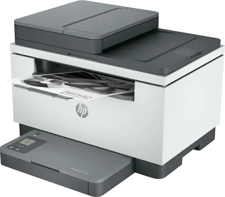 Imprimanta Multifunctionata Laser Mono HP LaserJet MFP M236sdn, Printare Scanare Copiere, Duplex Automat, 30ppm, ADF, Ethernet, 9YG08A, Alb/Gri