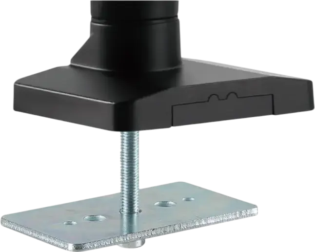 Braț de monitor dublu Gembird MA-DA2-04, Suport Ajustabil de Birou pentru 2 Monitoare 17-32 inch, VESA 75x75 100x100, Capacitate 8kg, Negru