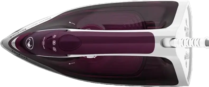Утюг с паровым ударом Tefal Express Steam FV2835E0, 2400 Вт, Подошва XGlide Diffusion, Паровой удар 160 г/мин, Система антикапля, Антинакипь, Фиолетовый