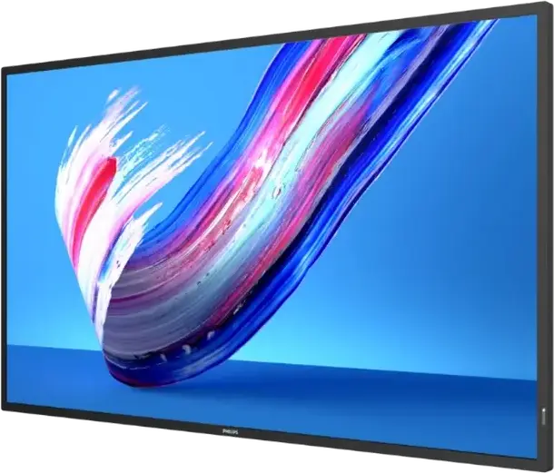 Philips 55BDL3650Q Q-Line 55" 4K UHD Commercial Display, Android 10 SoC, IPS Panel, 3840x2160, 350 cd/m2, Wi-Fi, 18/7 Operation, Digital Signage, Black