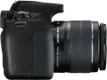 Camera DSLR Canon EOS 2000D, Senzor APS-C CMOS 24.1 MP, Procesor DIGIC 4+, Video Full HD, Wi-Fi, NFC, cu Obiectiv EF-S 18-55mm f/3.5-5.6 DC III, Negru