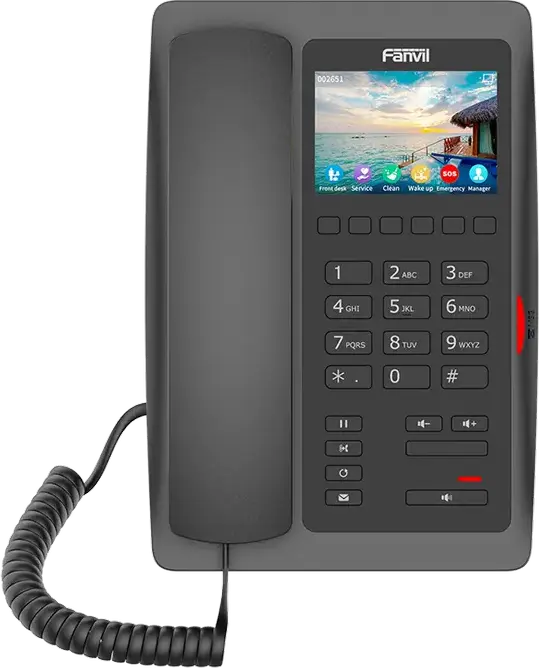 Telefon IP Fanvil H5, Negru