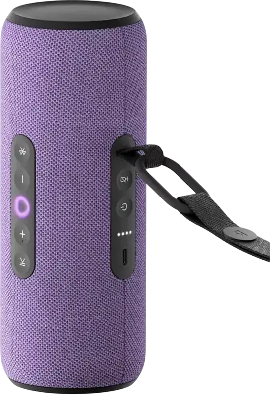 Boxă Smart Portabilă Yandex Station Street YNDX-00030, 30W, Rezistentă la Apă IP67, Asistent Vocal Alisa, Bluetooth 5.0, Wi-Fi, Baterie 12h, Violet