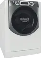Hotpoint-Ariston AQ104D497SD EU/B N Front-Load Washing Machine, 10kg Capacity, 1400 rpm, Energy Class B, Steam Cleaning, 16 Programs, White/Silver