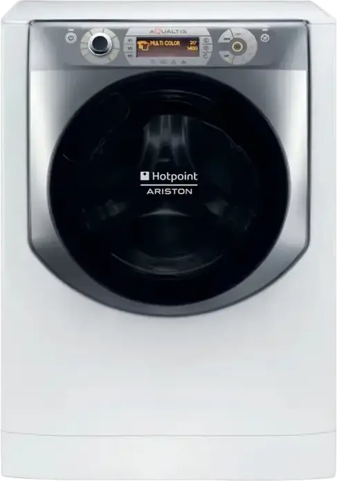 Hotpoint-Ariston AQ104D497SD EU/B N Front-Load Washing Machine, 10kg Capacity, 1400 rpm, Energy Class B, Steam Cleaning, 16 Programs, White/Silver