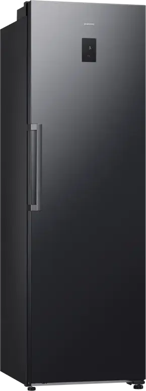 Frigider Samsung RR70H39CEFEO cu o singura usa, Capacitate Neta 387L, No Frost, SpaceMax, Digital Inverter, Wi-Fi SmartThings, Negru, 185.8cm