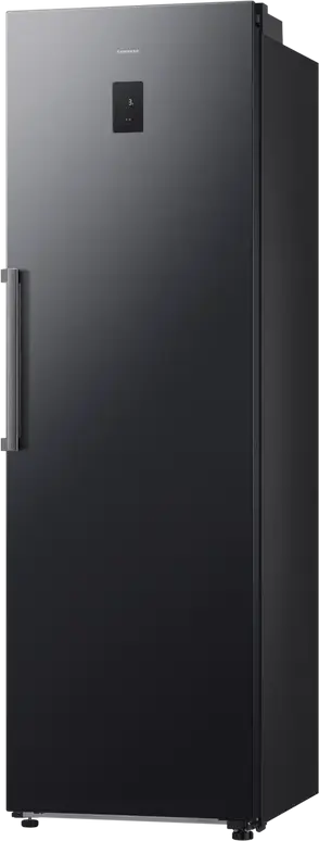 Frigider Samsung RR70H39CEFEO cu o singura usa, Capacitate Neta 387L, No Frost, SpaceMax, Digital Inverter, Wi-Fi SmartThings, Negru, 185.8cm