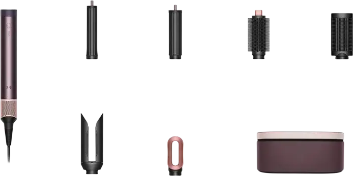 Dyson Airwrap HS09 Multi-styler Jasper Plum with Coanda 2x Technology, Hyperdymium Motor 1700W, Drying Curling Smoothing and Volumizing, Magnetic Attachments