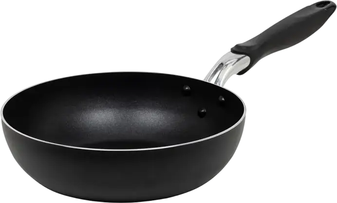 Tigaie WOK RESTO 93601, 24cm, Negru