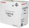 Cartuș Toner Transparent Original Canon C-EXV19 pentru imagePRESS C1 și C1+, Capacitate 16.000 pagini, 3229B002