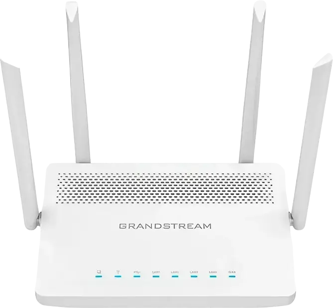 Grandstream GWN7052 Dual-Band AC1200 Wireless Router, 880 MHz Dual-Core CPU, 2x2 MU-MIMO, 4 Gigabit Ethernet Ports, VPN Support, GWN.Cloud Management