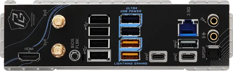 Placa de bază ASRock B850 Riptide WiFi Phantom Gaming AM5 ATX pentru AMD Ryzen 9000/8000/7000, DDR5 8000+ MHz OC, PCIe 5.0, Wi-Fi 7, BT 5.4, LAN 2.5G