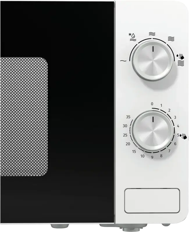 Gorenje MO17E1W Solo Microwave Oven, 17L Capacity, 700W Power, 5 Power Levels, Mechanical Control, EasyClean Enamel Interior, Color: White