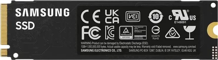Samsung 990 EVO Plus 4TB M.2 2280 NVMe PCIe Gen 4.0 x4 / Gen 5.0 x2 SSD MZ-V9S1T0B, Up to 7250MB/s Read, 6300MB/s Write, Intelligent TurboWrite 2.0