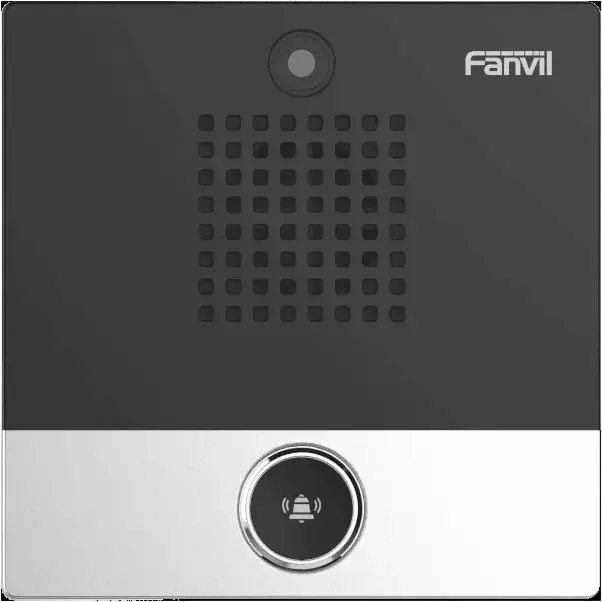Fanvil i10SD IP SIP Mini Intercom, 2 SIP Lines, IP54 Waterproof Metal Housing, PoE Support, Access Control Integration, Grey