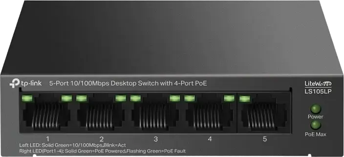 Comutator PoE TP-LINK LS105LP, 4x IEEE 802.3af
