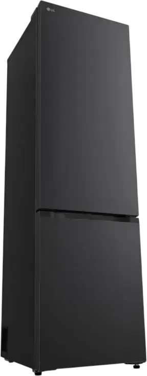 Холодильник с нижней морозильной камерой LG GBBS524CEV, объем 375 л, No Frost, инверторный компрессор Smart Inverter, ThinQ Wi-Fi, черный