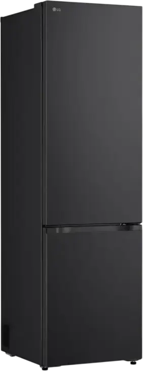 Холодильник с нижней морозильной камерой LG GBBS524CEV, объем 375 л, No Frost, инверторный компрессор Smart Inverter, ThinQ Wi-Fi, черный