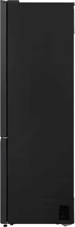 Холодильник с нижней морозильной камерой LG GBBS524CEV, объем 375 л, No Frost, инверторный компрессор Smart Inverter, ThinQ Wi-Fi, черный