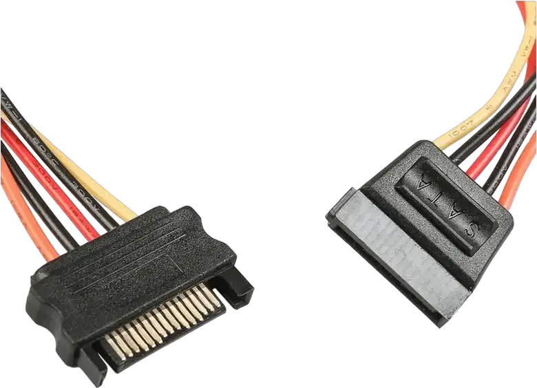 Cablexpert CC-SATAMF-01 SATA Power Extension Cable, 15-Pin Male to 15-Pin Female, 0.3m, AWG18