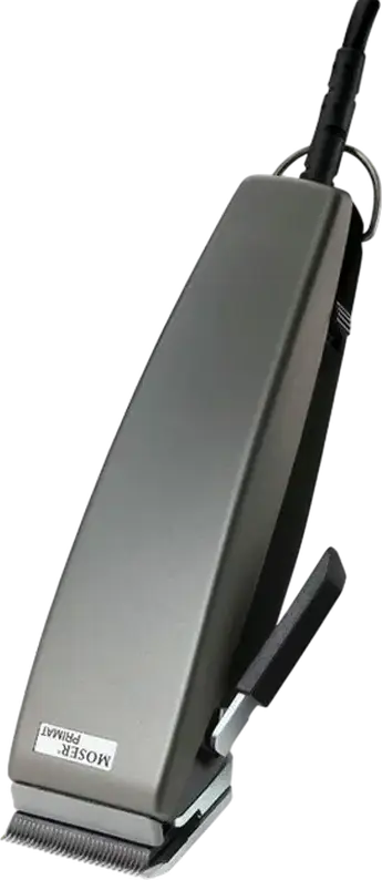 Moser Primat 1230-0051 Professional Hair Clipper, Stainless Steel STAR Blade 46mm, 0.1-3mm Cutting Length, Silent Oscillating Motor, Made in Germany
