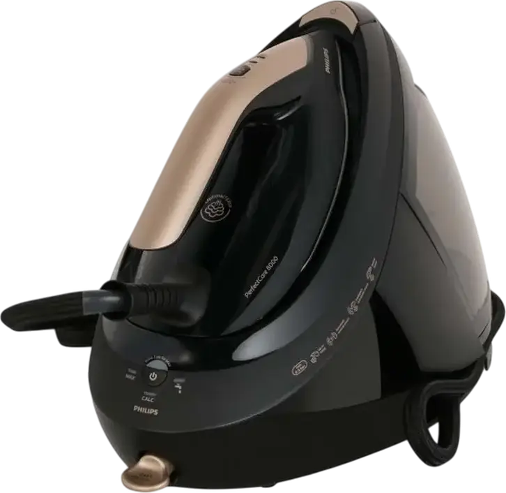 Fier de călcat cu generator de abur Philips PSG8130/80, 2700W, Negru | Auriu