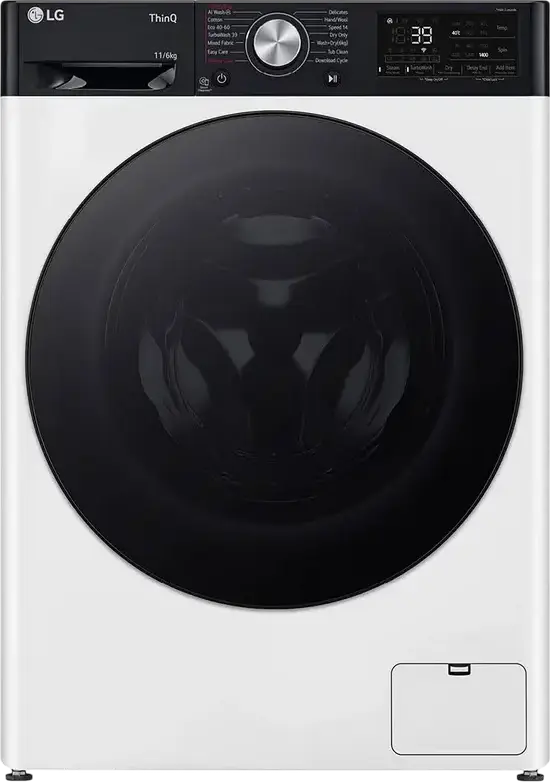 Mașină de spălat cu uscător LG F4DR711S2H, 10kg, Alb