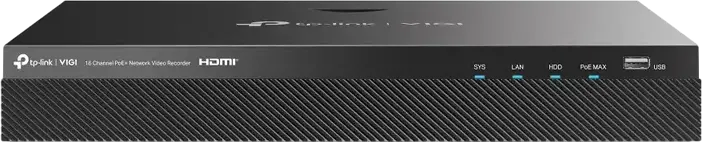 Înregistrator video TP-LINK VIGI NVR2016H-16P, Negru