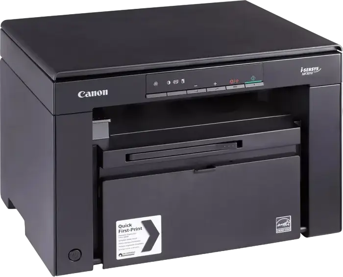 Imprimanta Multifunctionala Laser Mono Canon i-SENSYS MF3010 - Printare, Copiere, Scanare, 18 ppm, Rezolutie 1200x600 dpi, Memorie 64MB, USB 2.0, Negru