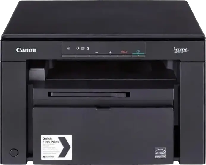Imprimanta Multifunctionala Laser Mono Canon i-SENSYS MF3010 - Printare, Copiere, Scanare, 18 ppm, Rezolutie 1200x600 dpi, Memorie 64MB, USB 2.0, Negru