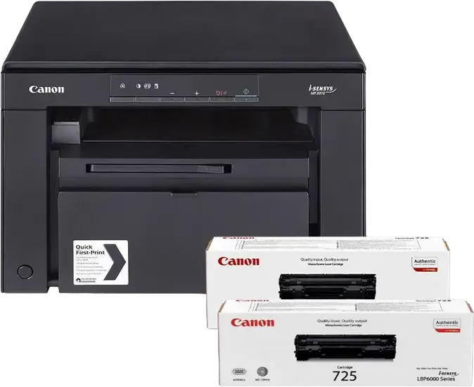 Imprimanta Multifunctionala Laser Mono Canon i-SENSYS MF3010 - Printare, Copiere, Scanare, 18 ppm, Rezolutie 1200x600 dpi, Memorie 64MB, USB 2.0, Negru
