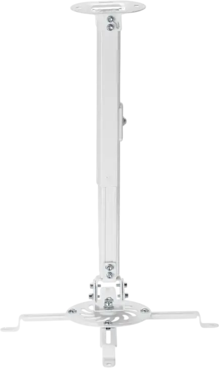 Reflecta Prometheus 380-580 Universal Ceiling Projector Mount, Height Adjustable 380-580mm, 13.5kg Max Load, 360° Rotation, White