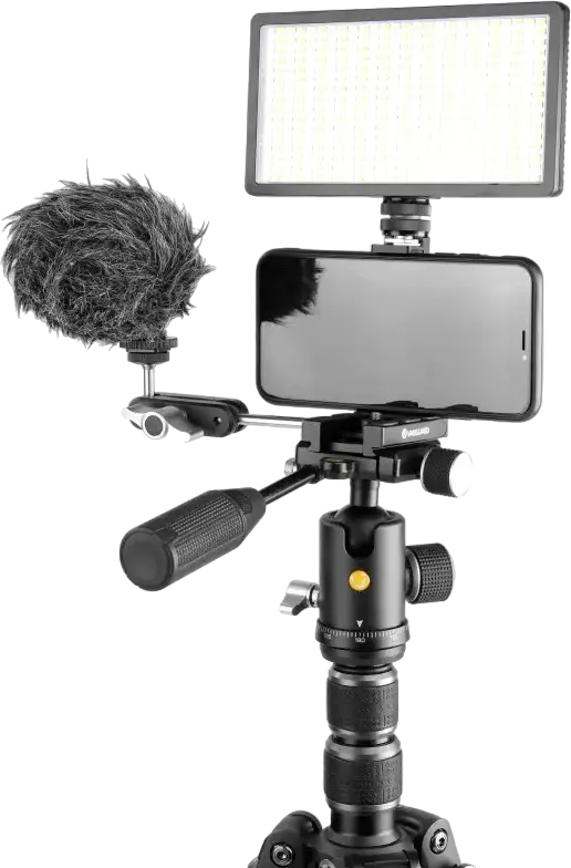 Tripod Monopod de Călătorie 4-în-1 Vanguard VEO 3T 204CBP din Fibra de Carbon, Cap cu Bilă VEO 2 BP-45T, Înălțime Max 140cm, Capacitate 4kg, Negru