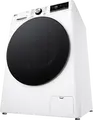 LG F4WR711S2W Front-Load Washing Machine, 11 kg, Inverter Direct Drive, Steam Cleaning, ThinQ, Energy Class A, 1400 rpm, White/Black, 60x85x56.5 cm