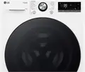 LG F4WR711S2W Front-Load Washing Machine, 11 kg, Inverter Direct Drive, Steam Cleaning, ThinQ, Energy Class A, 1400 rpm, White/Black, 60x85x56.5 cm