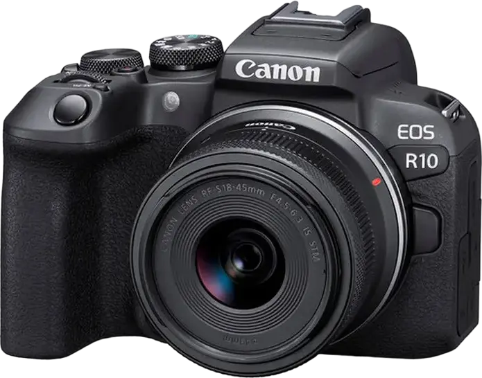 Aparat Foto Mirrorless Canon EOS R10 & RF-S 18-45mm f/4.5-6.3 IS STM KIT
