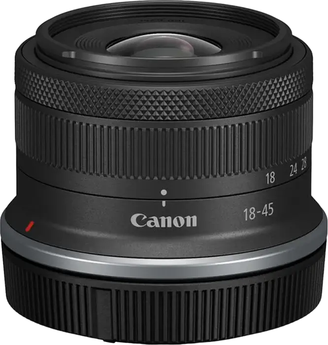aparat foto Mirrorless Canon EOS R10 cu Obiectiv RF-S 18-45mm IS STM, Senzor APS-C CMOS 24.2MP, Procesor DIGIC X, Video 4K 60fps, Dual Pixel CMOS AF II