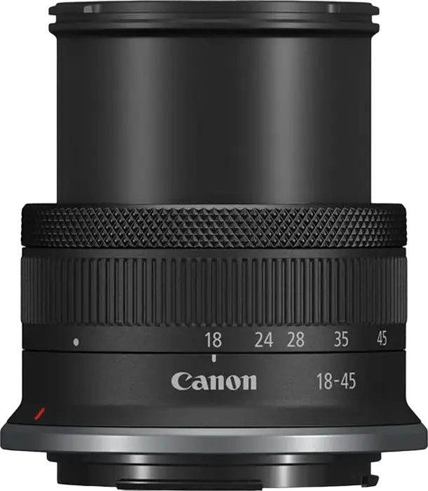 aparat foto Mirrorless Canon EOS R10 cu Obiectiv RF-S 18-45mm IS STM, Senzor APS-C CMOS 24.2MP, Procesor DIGIC X, Video 4K 60fps, Dual Pixel CMOS AF II