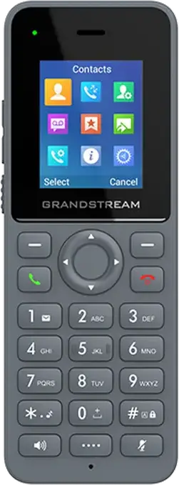 Grandstream DP725 DECT Cordless IP Phone Handset, 1.8 inch Color LCD, Full HD Audio, Up to 20 SIP Accounts, 1500 mAh Battery, Silver