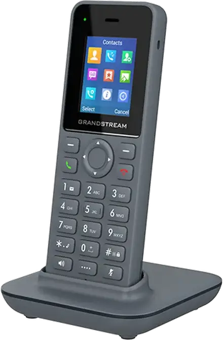 Grandstream DP725 DECT Cordless IP Phone Handset, 1.8 inch Color LCD, Full HD Audio, Up to 20 SIP Accounts, 1500 mAh Battery, Silver