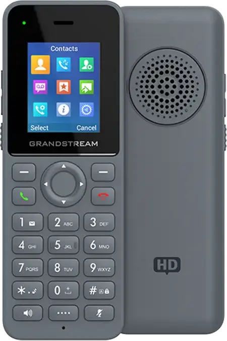 Grandstream DP725 DECT Cordless IP Phone Handset, 1.8 inch Color LCD, Full HD Audio, Up to 20 SIP Accounts, 1500 mAh Battery, Silver