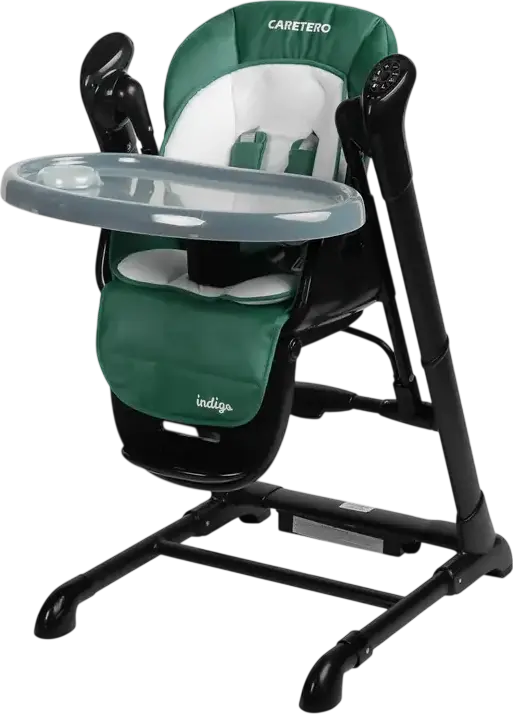 Scaun de masa 2 in 1 Caretero INDIGO BLACK GREEN